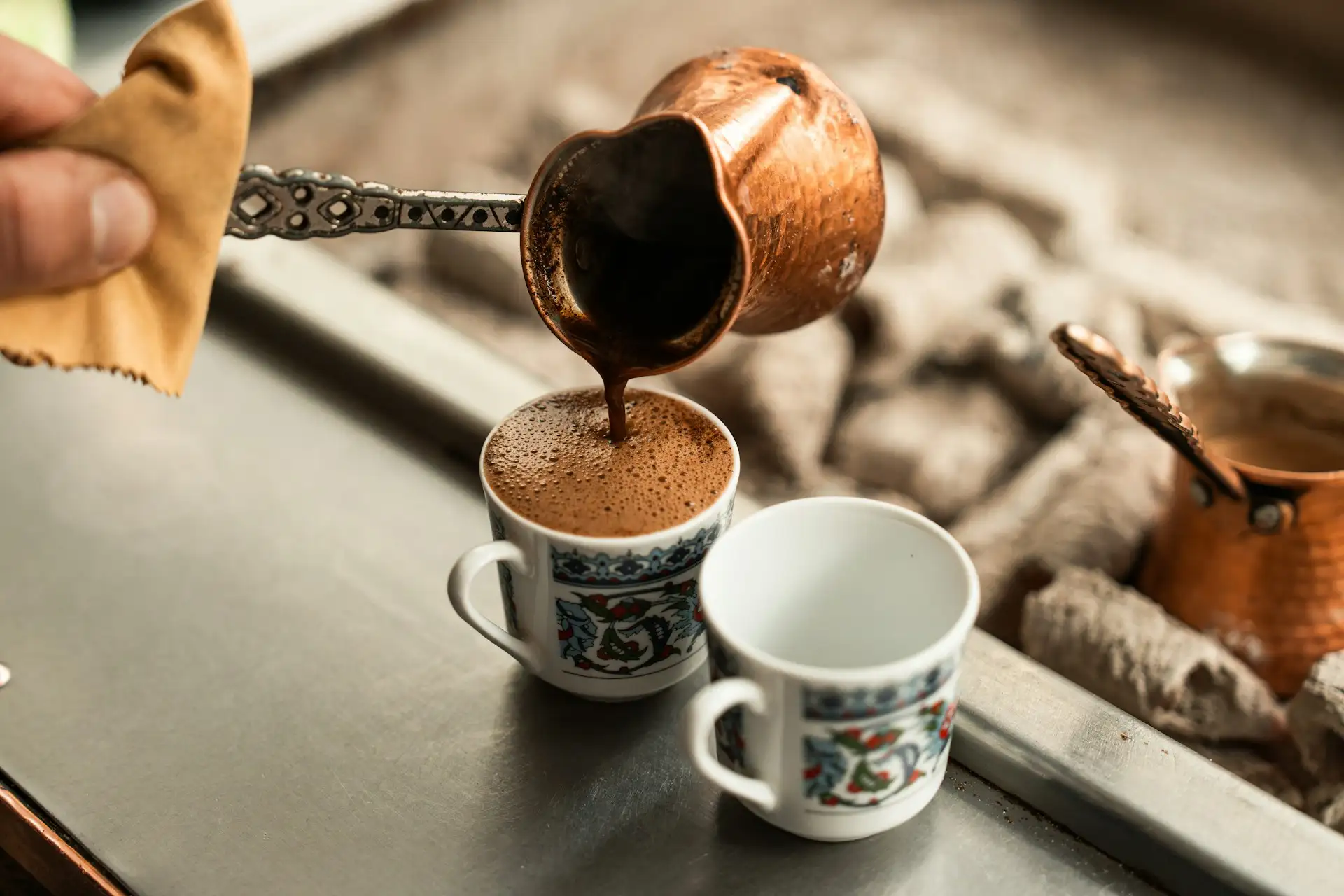 Kawa Arabska i Daktyle